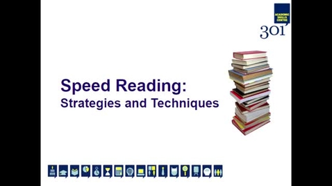 Thumbnail for Speed Reading: Strategies and Techniques