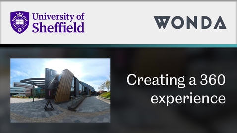 Thumbnail for Wonda: Creating and sharing a 360 experience