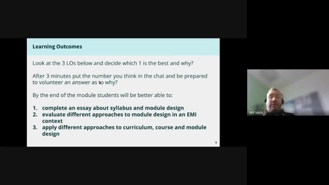 Thumbnail for entry TD ELTC Learning Outcomes Session (Jan 2023)