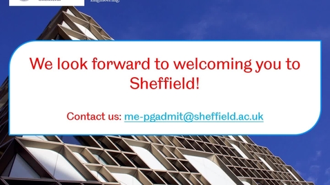 Thumbnail for Postgraduate degrees in the Department of Mechanical Engineering