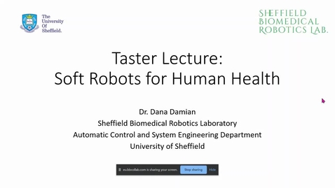 Thumbnail for An introduction to robotics taster lecture