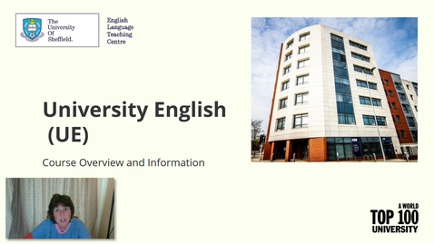 Thumbnail for entry University English - Introduction