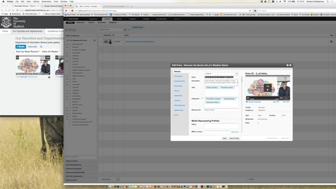 Thumbnail for Screencast for Marina to show Information School issue