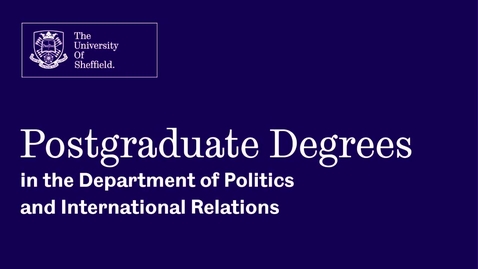 Thumbnail for International Relations Webinar