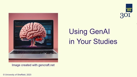Thumbnail for Using GenAI in Your Studies