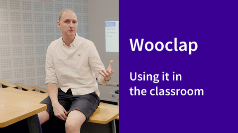 Thumbnail for Wooclap: Use in classrooms