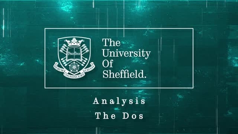 Thumbnail for entry Analysis: Part Six; The Dos