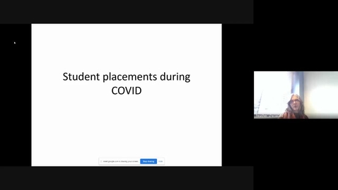 Thumbnail for entry Providing placements post COVID-19 in a Paediatric Service -  Heather Sherwood