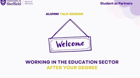 Thumbnail for entry School of Education Alumni Talks: Dr Claire Whiting and Dr Scott Johnson (April 2023)