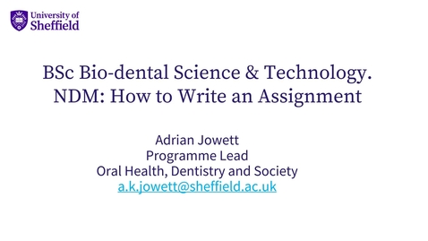 Thumbnail for How to write an assignment 2023 - Quiz