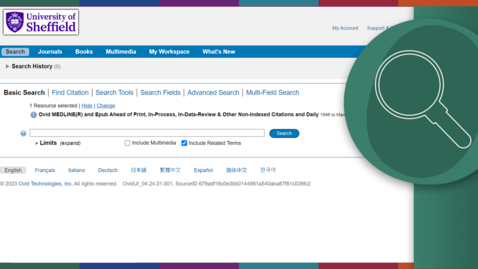 Thumbnail for Using Medline via Ovid