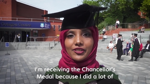 Thumbnail for entry Chancellor's Medal Winner 2017: Saheela Mohammed