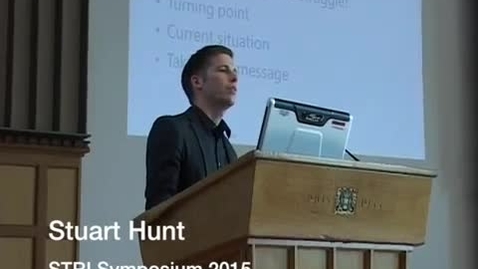 Thumbnail for entry Stuart Hunt - STRI symposium 2015