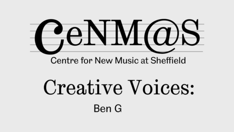 Thumbnail for Ben Gaunt talks about 'Empty Hand, Peaceful Mind'