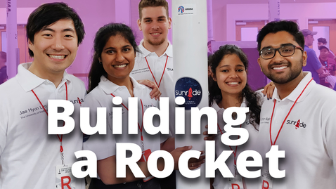 Thumbnail for entry The rocket built by students | Sheffield Space Initiative