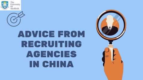 Thumbnail for Advice from recruitment agencies in China