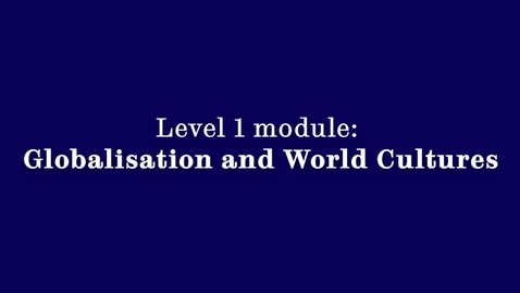 Thumbnail for Department of Sociological Studies Module Introductions