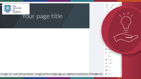 Thumbnail for entry How to create a Google Site