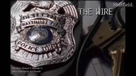 Thumbnail for entry Criminologists Watching... The Wire