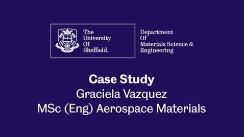 Thumbnail for entry Masters Case Study - Graciela Vazquez