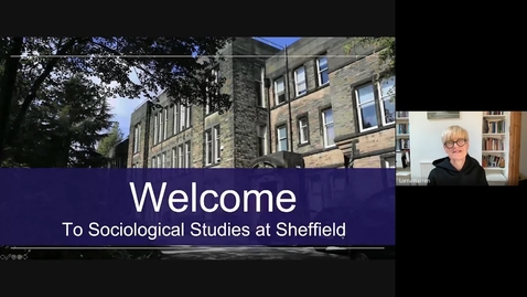 Thumbnail for entry Sociology Pre-Offer Open Day presentation September 2021