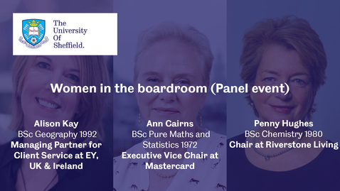 Thumbnail for The Boardroom - Women in the Boardroom (Panel Event)