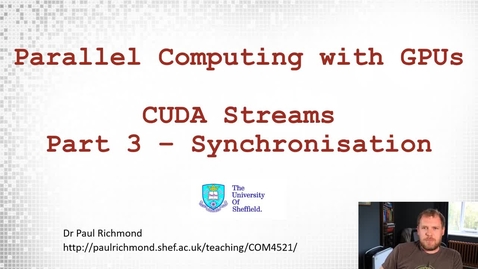 Thumbnail for entry Lecture 17 - Part 03 - Synchronisation