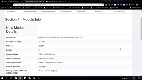 Thumbnail for CUR Module Data Overview (4 Apr 19)