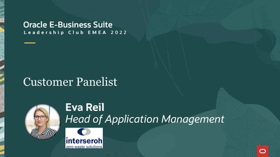 E-Reil-Interseroh-EBS Leadership2022 - Oracle Video Hub