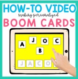 How To Make Customizable Boom Cards for Practicing students names