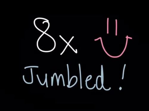 Preview of JUMBLED! Learn Your 8x Multiplication Tables!