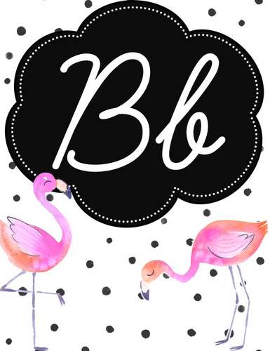 Tropical Classroom Theme Decor Cursive Alphabet Posters | TPT