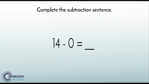Subtract with Zero by Cohesion Education | TPT