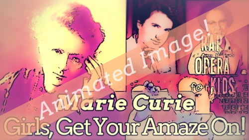 Preview of "A Superwoman in Science!" Female Scientist, Marie Curie Biography Rap Song