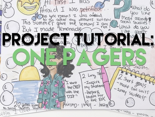 Preview of Projects Tutorials : Getting to Know You One Pager