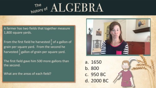 Preview of The History of Algebra (In just 5 min)