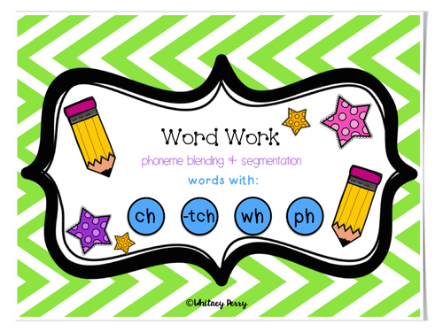 Preview of Consonant Digraphs ch, tch, wh, ph Interactive Phonics and Fluency Video