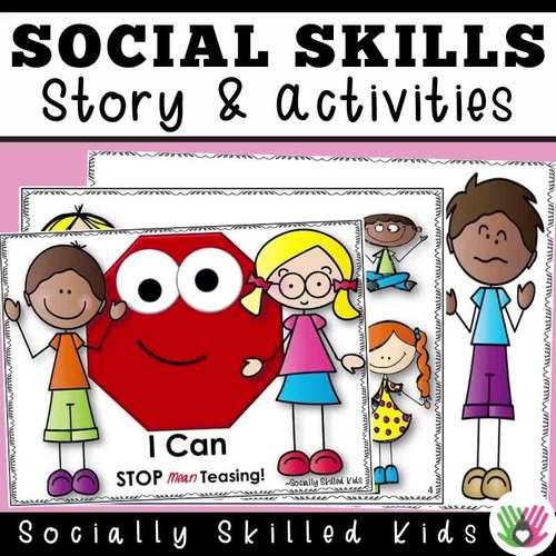 I Can STOP Teasing! | Social Skills Story & Activities | For Boys ...