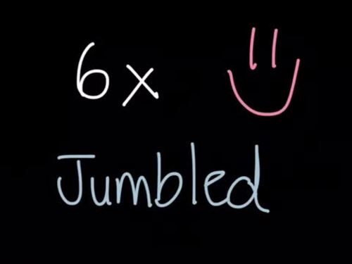 Preview of JUMBLED! Learn Your 6x Multiplication Tables!