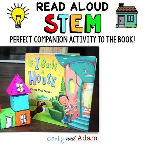 If I Built a House READ ALOUD STEM™ Activity + TpT Digital Distance