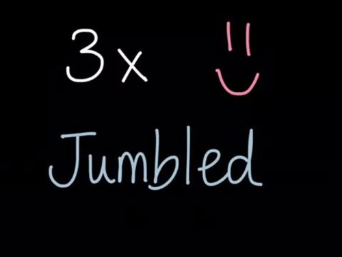Preview of JUMBLED! Learn Your 3x Multiplication Tables!