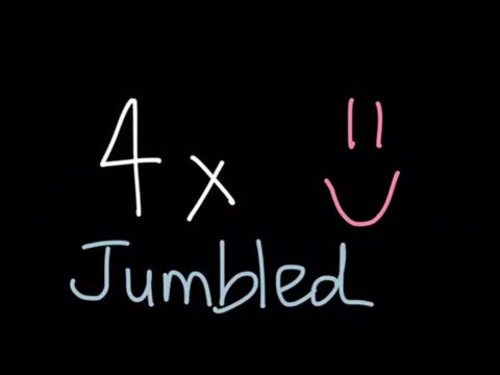 Preview of JUMBLED! Learn Your 4x Multiplication Tables!