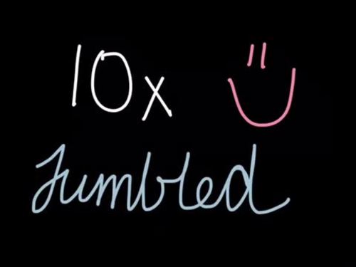 Preview of JUMBLED! Learn Your 10x Multiplication Tables!