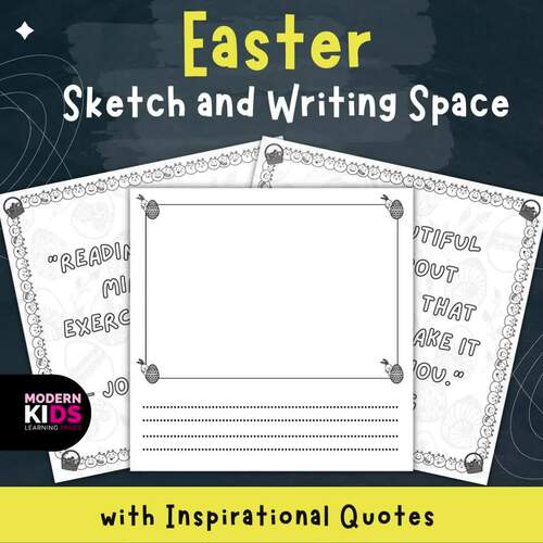 Easter Themed Inspirational Back to School Classroom Posters: Sketch ...