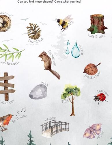 Outdoor Scavenger Hunt and Nature Walk Game for Field Trips or Earth Day