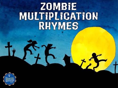 Multiplication Rhymes Facts Practice by The Brighter Rewriter | TpT