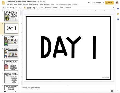 Digital Grace for President Read Aloud Lessons Google Slides (TM)