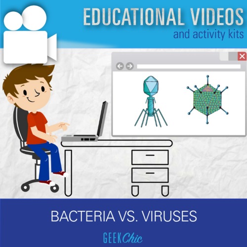 Preview of Bacteria and viruses video kit!