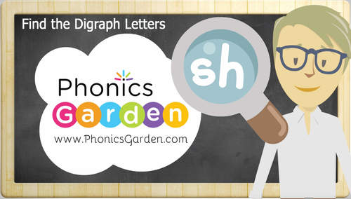 Preview of SH | Find the Letter Blend | STREAMING Video | Phonics Garden