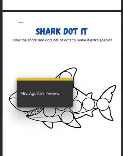 Ocean Animals Dot Marker Activities | Fine Motor & Coloring | Preschool